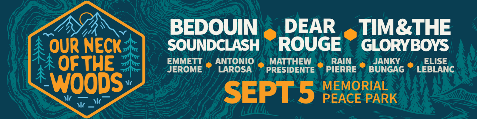 Our Neck of the Woods — September 5, Memorial Peace Park