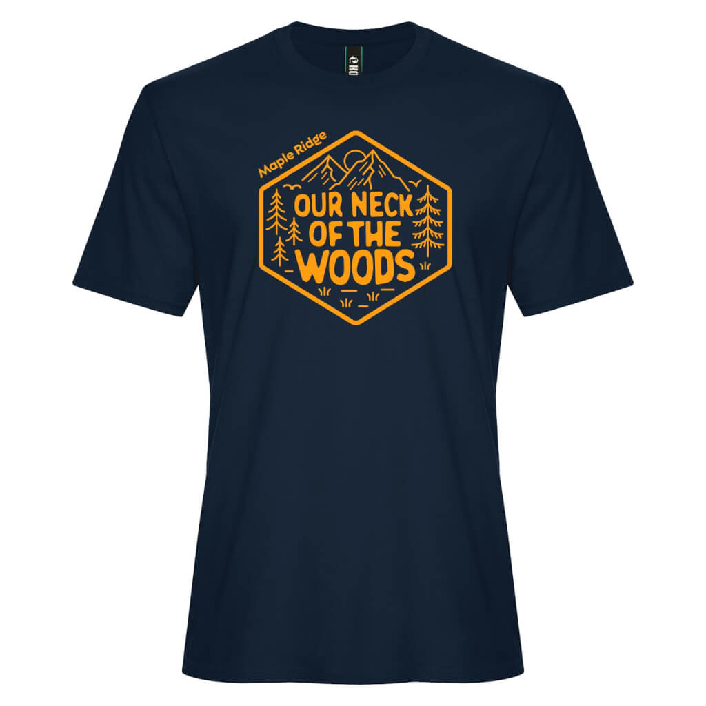 KOI® Element Adult Tee - Orange ONOTW — Navy