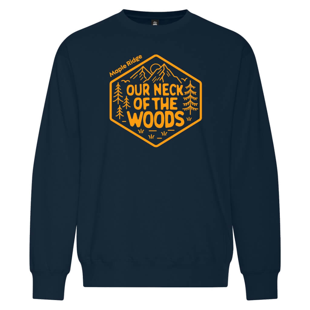 Unisex Crewneck Sweater - Orange ONOTW — Navy Heather