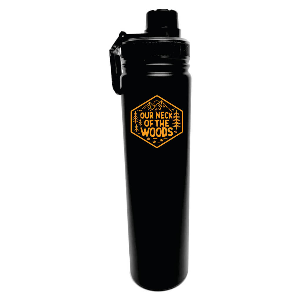 Water Bottle 25oz - Orange ONOTW — Black